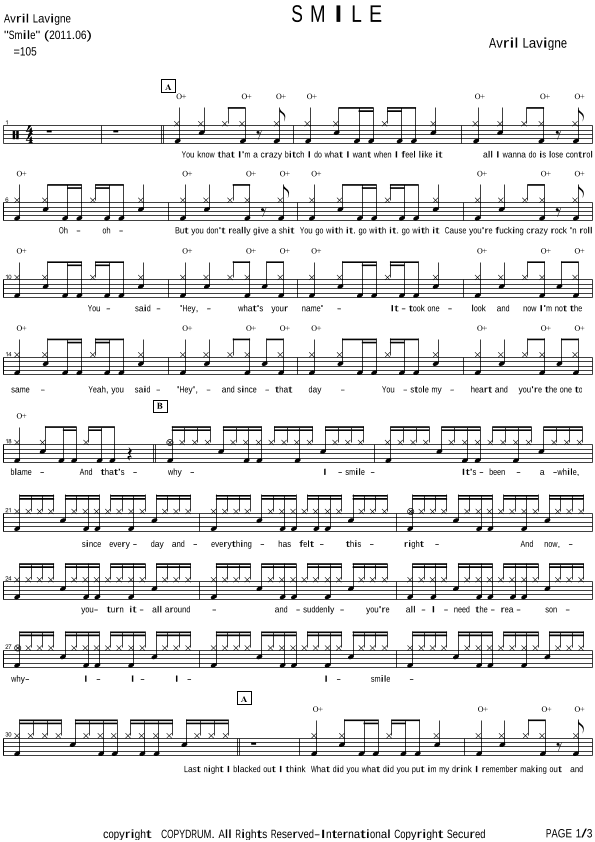 Smile (arr. COPYDRUM)