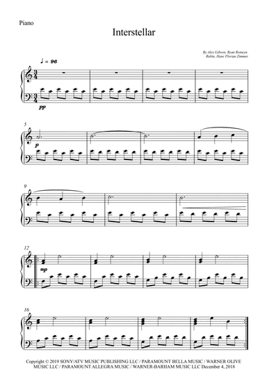 Interstellar (arr. Wesley S. SIlva)