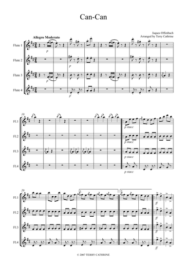 Can-Can (arr. Terry Cathrine)