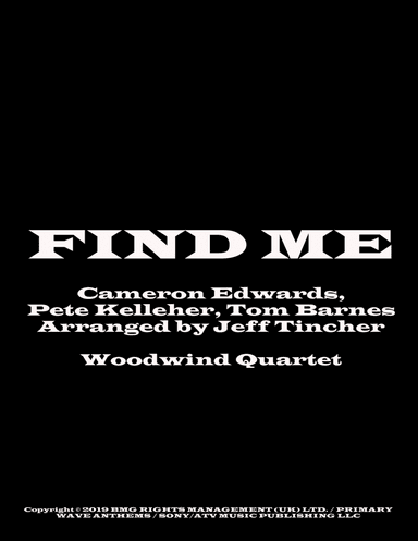 Find Me (arr. Jeff Tincher)