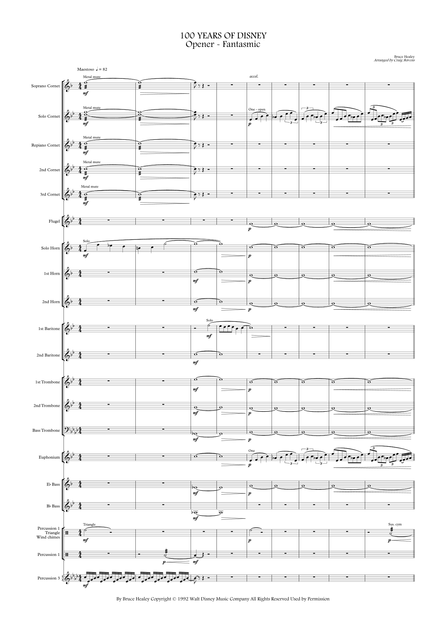 Fantasmic! (arr. Craig Stevens)