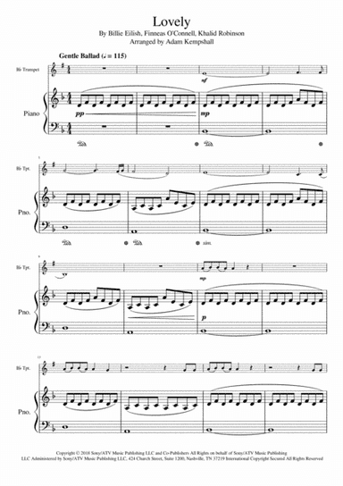 Lovely (arr. Adam Kempshall)