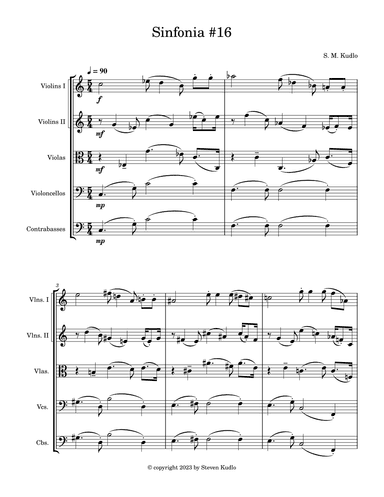 Sinfonia #16
