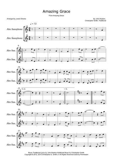 Amazing Grace (arr. Josiel Oliveira)