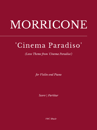 Cinema Paradiso (arr. Flavio Regis Cunha)