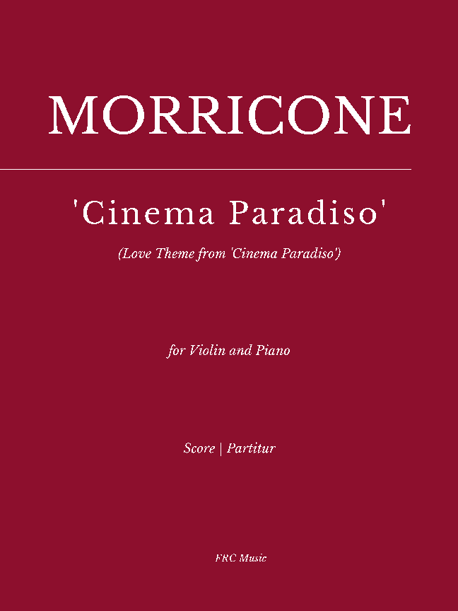 Cinema Paradiso (arr. Flavio Regis Cunha)