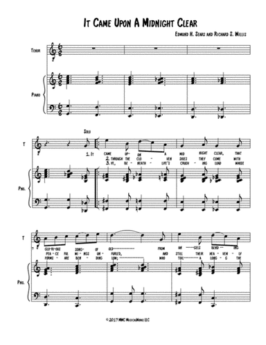 It Came Upon A Midnight Clear (arr. MWC MusicalWorks, LLC)