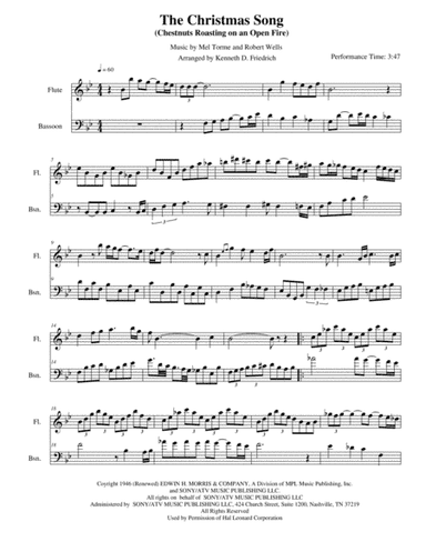 The Christmas Song (Chestnuts Roasting On An Open Fire) (arr. Kenneth D. Friedrich)