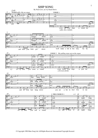 The Ship Song (arr. Stuart Davis)