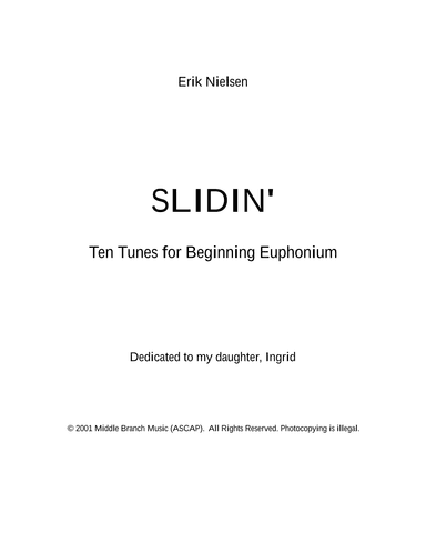 Slidin' for Euphonium