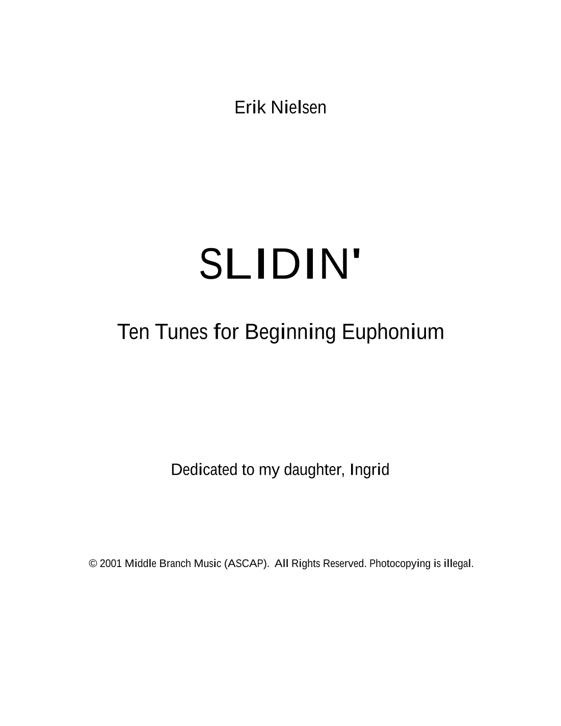 Slidin' for Euphonium