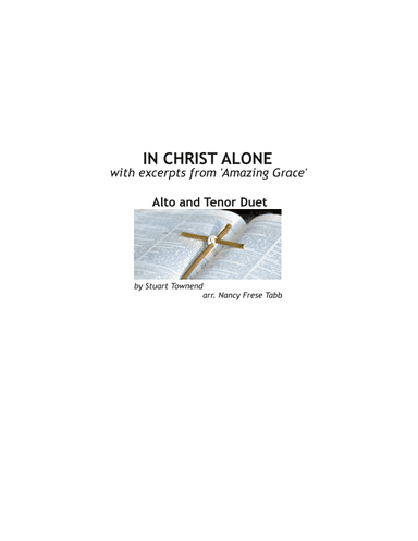 In Christ Alone (arr. Nancy Frese Tabb)