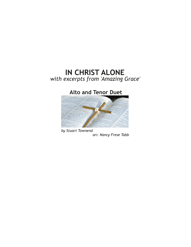 In Christ Alone (arr. Nancy Frese Tabb)
