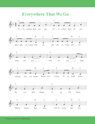 Everywhere That We Go (arr. Hal Wright)