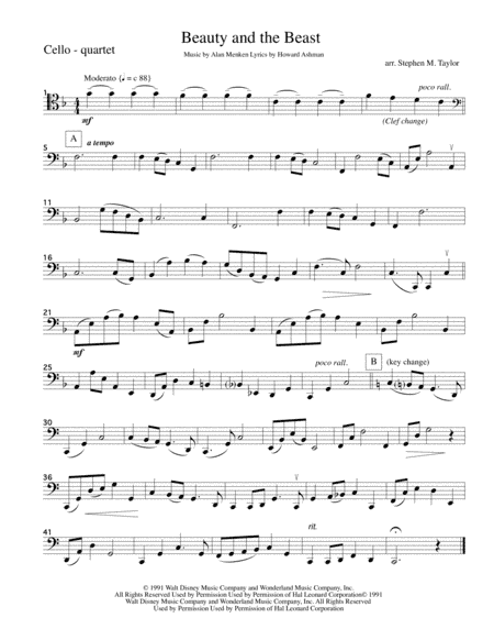Beauty And The Beast (arr. Stephen M. Taylor)