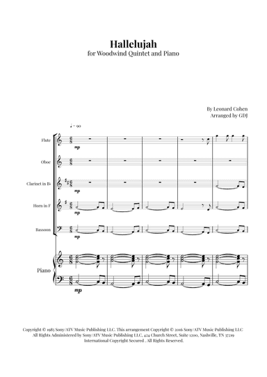 Hallelujah (arr. GDJ)