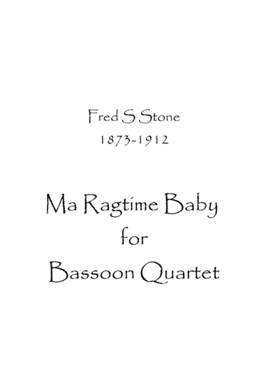 Ma Ragtime Baby (arr. Spence Bundy)