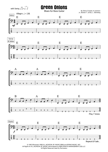 Green Onions (arr. Ben Garraway)