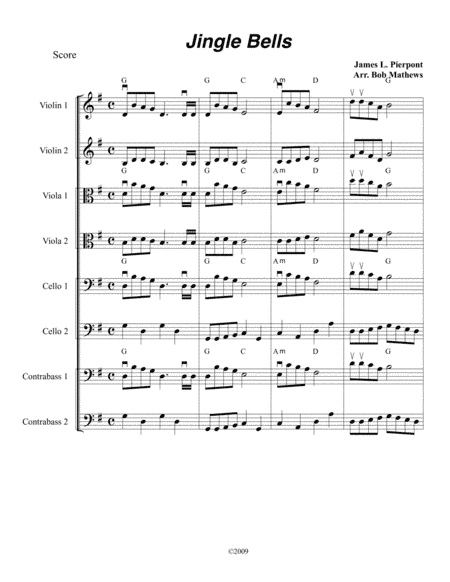 Jingle Bells for Strings (arr. Bob Mathews)