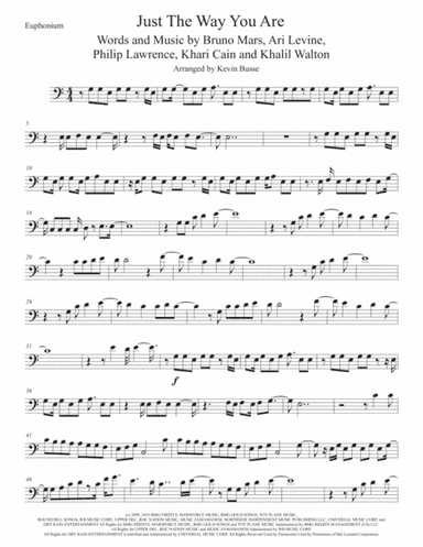 Just The Way You Are (arr. Kevin Busse)