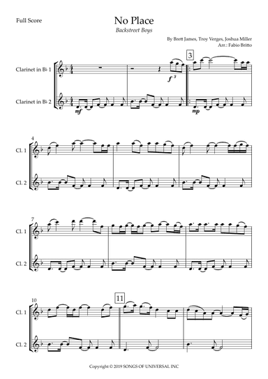 No Place (arr. Fabio Britto)