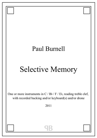 Selective Memory, for flexible ensemble - Score and Parts