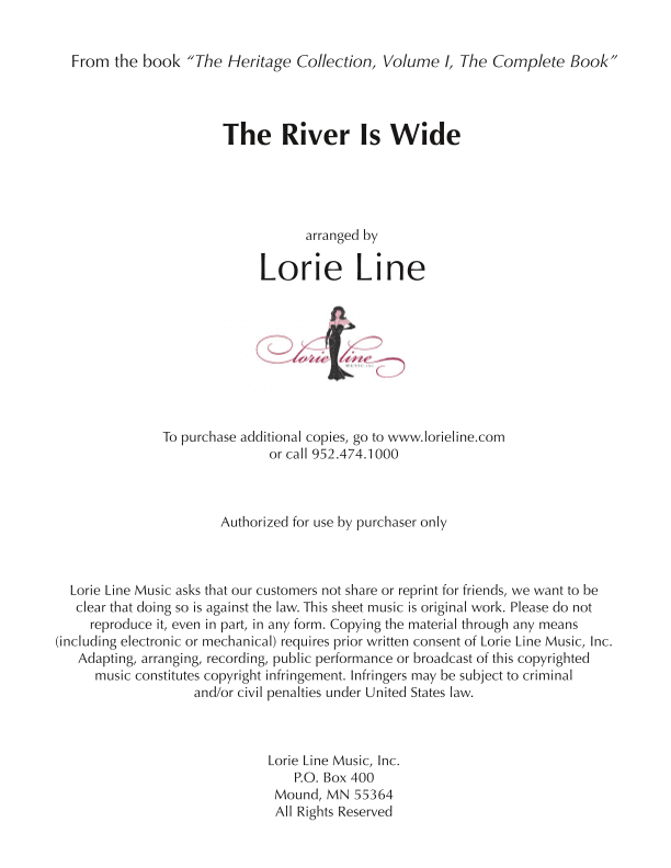 The River Is Wide (arr. Lorie Line)