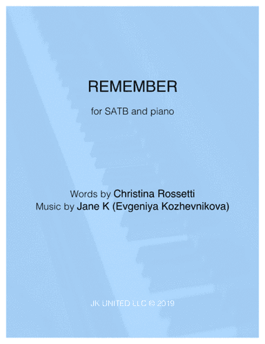Remember (SATB and piano)
