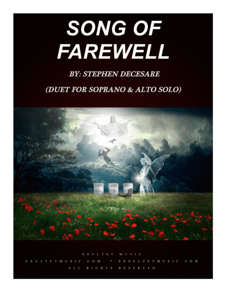 Song Of Farewell (Duet for Soprano and Alto Solo)