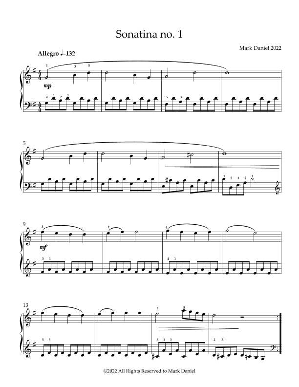 Sonatina no. 1