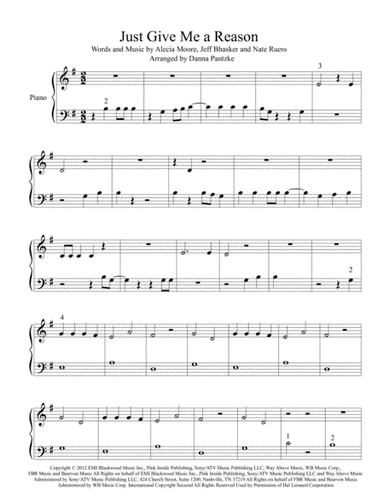 Just Give Me A Reason (arr. Danna Pantzke)