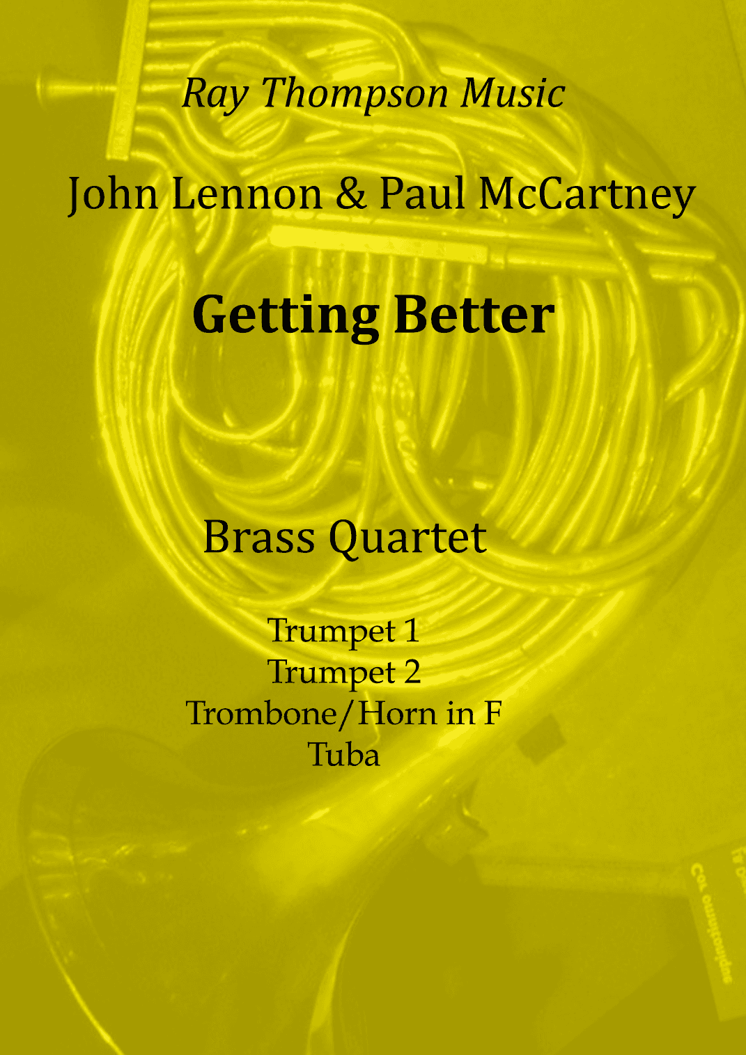 Getting Better (arr. Ray Thompson)