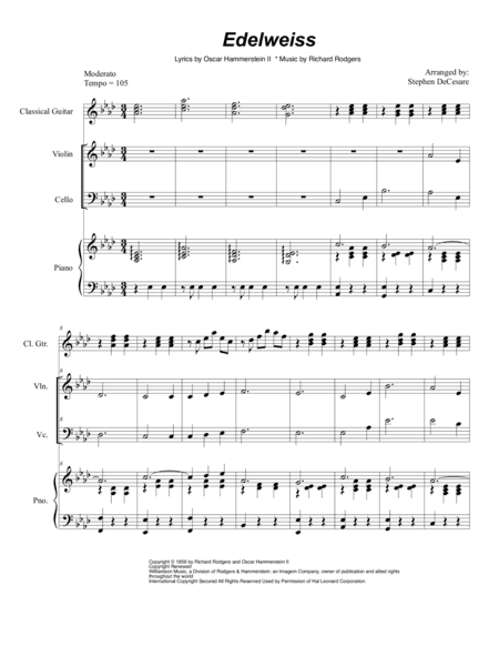 Edelweiss (arr. Stephen DeCesare)