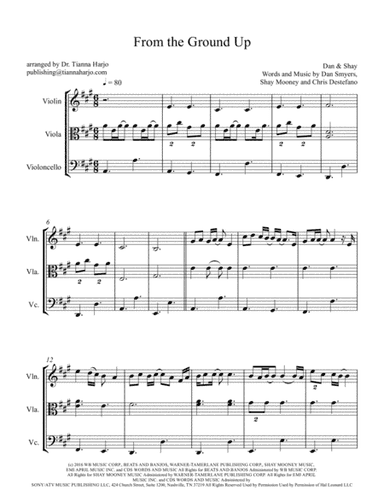 From The Ground Up (arr. Dr. Tianna Harjo)