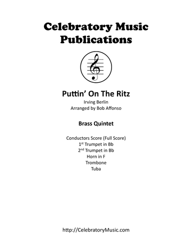 Puttin' On The Ritz (arr. Bob Affonso)