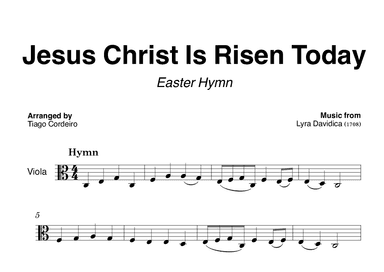 Jesus Christ Is Risen Today (arr. Tiago Cordeiro)
