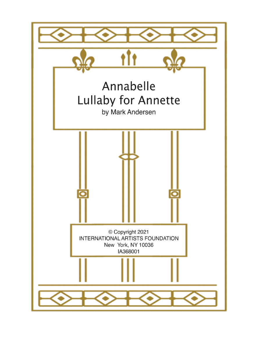 Annabelle for Harp (Lullaby for Annette)