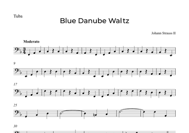 Blue Danube Waltz (arr. Alex Nunes Rodrigues)