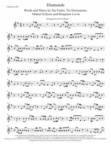 Diamonds (arr. Kevin Busse)