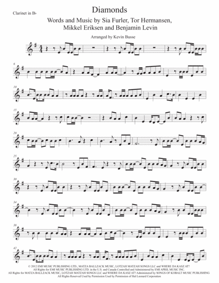 Diamonds (arr. Kevin Busse)