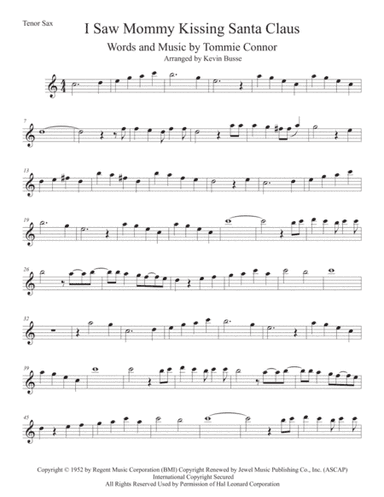 I Saw Mommy Kissing Santa Claus (arr. Kevin Busse)