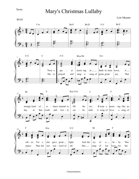 Mary's Christmas Lullaby