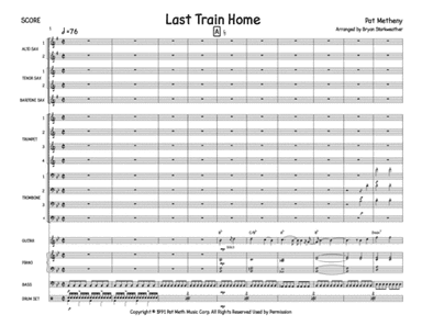 Last Train Home (arr. Bryan Starkweather)
