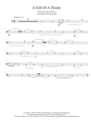 A Gift Of A Thistle (arr. Ewing Lauder)
