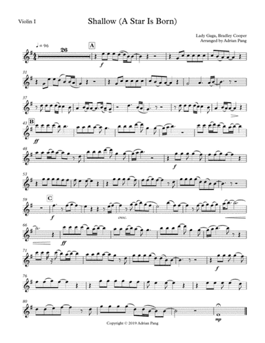 Shallow (arr. Adrian Pang)