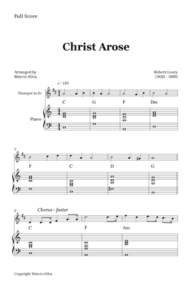 Christ Arose (arr. Márcio Silva)