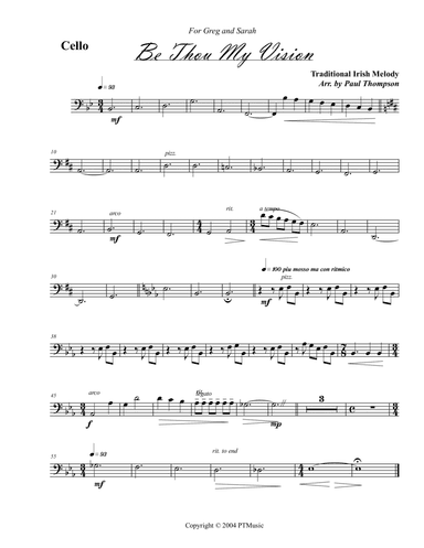 Be Thou My Vision (arr. Paul Thompson)