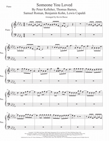 Someone You Loved (arr. Kevin Busse)
