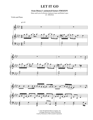 Let It Go (from Frozen) (arr. John Kim)