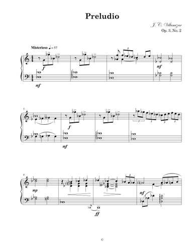 Preludio Op. 3, No. 2